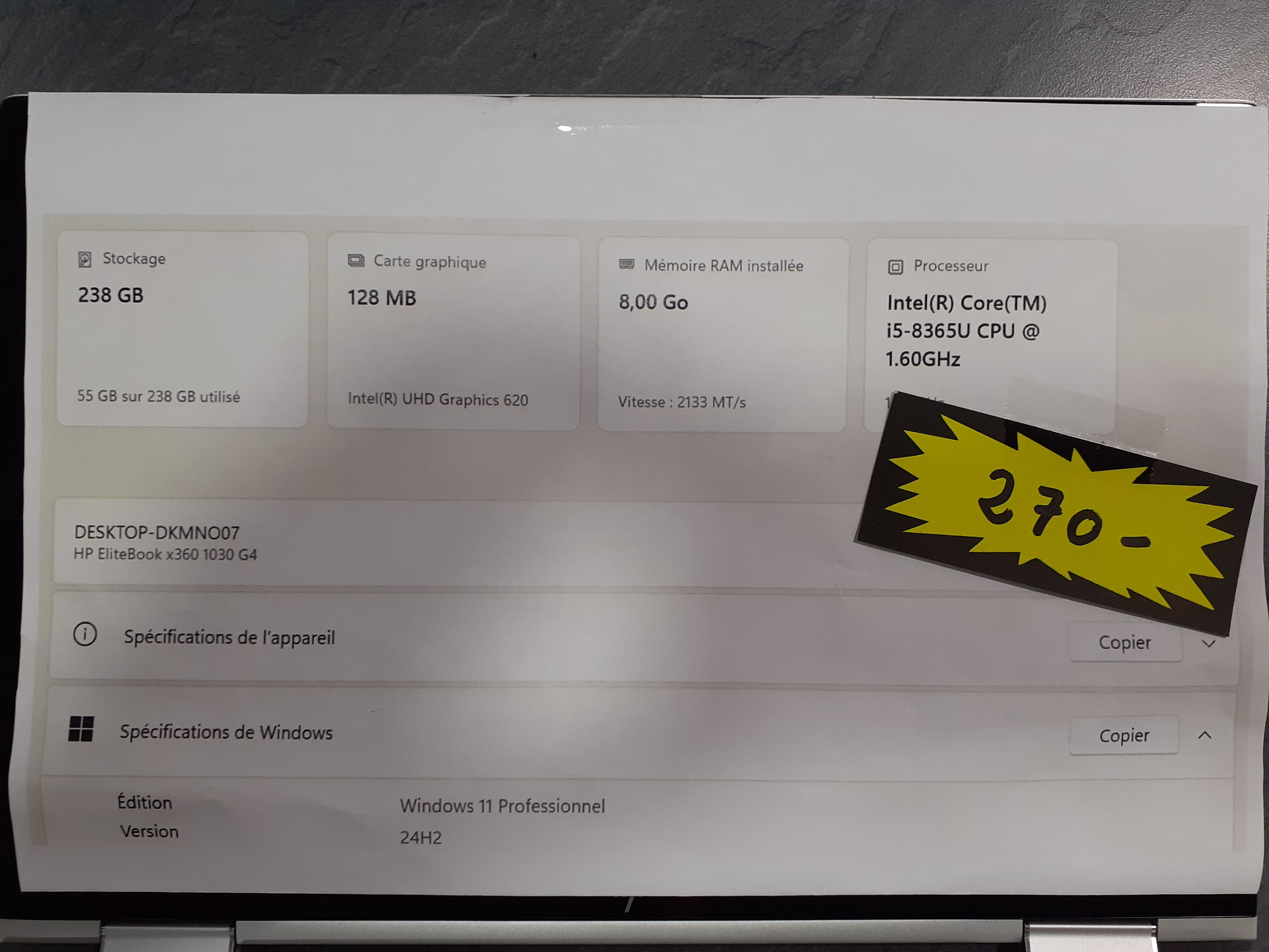 Hp Elitebook x360 1030 G4