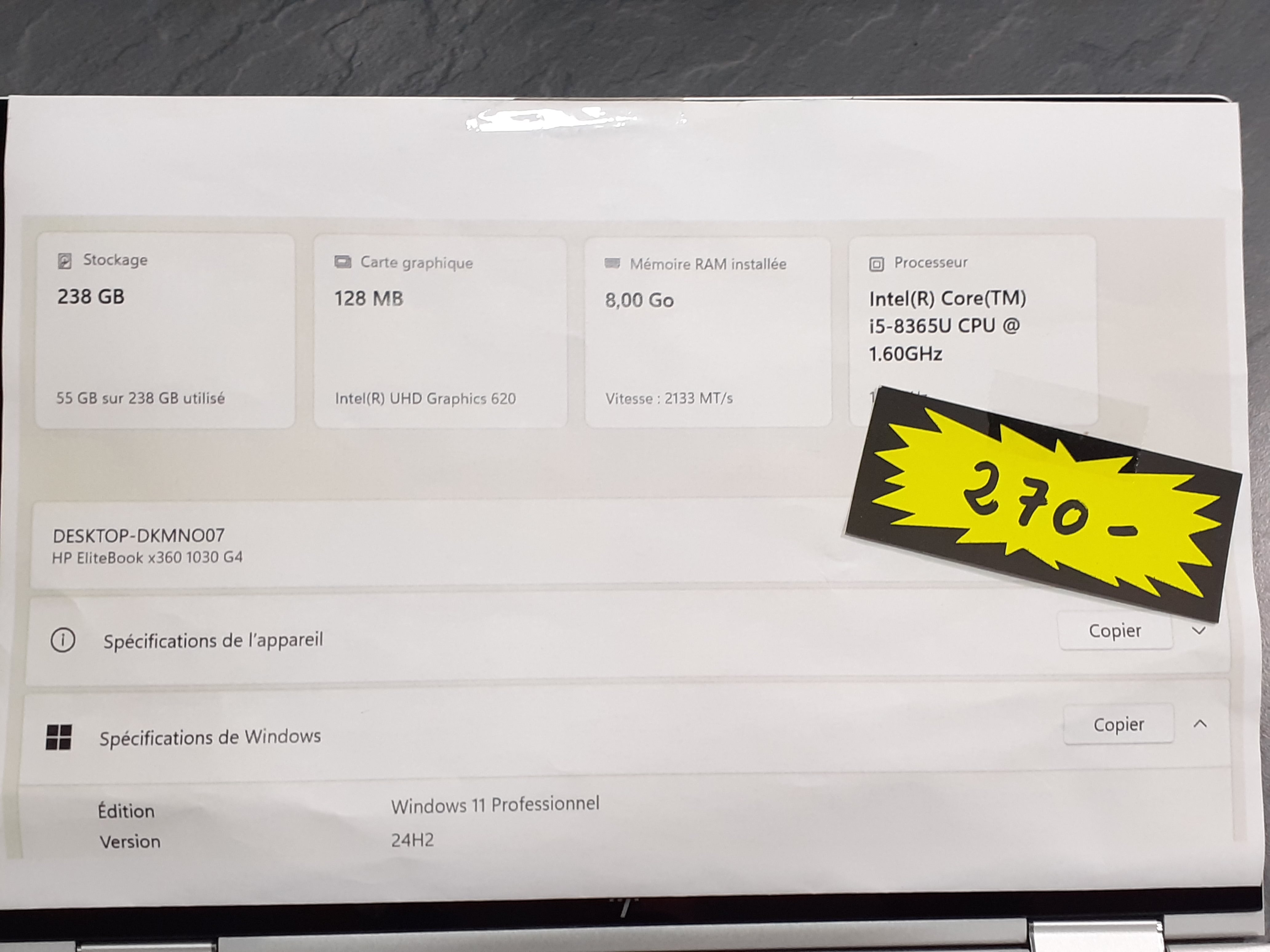 Hp Elitebook x360 1030 G4
